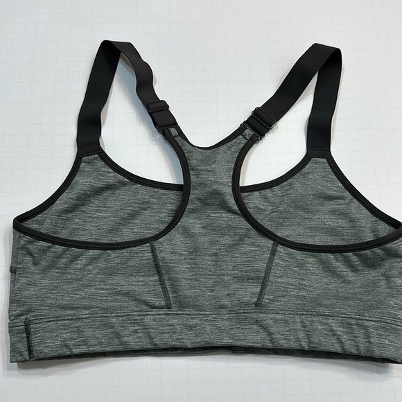 Under Armour Women's Sports Bra Racerback Size Large Gray - Picture 4 of 5